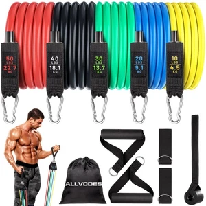 Resistance Band Set for Men and Women, Workout/Exercise Bands with Door Ancho... - Bild 1 von 7