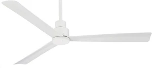 Minka Aire Simple 52" Indoor/Outdoor Ceiling Fan With Remote F787-WH, Flat White - Picture 1 of 2