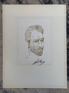 Vincent Van Gogh by Salvador Dali Etching Print 50/150 - Picture 1 of 6