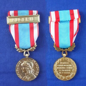 French Medal for Operations in North Africa with Algeria bar - Picture 1 of 3