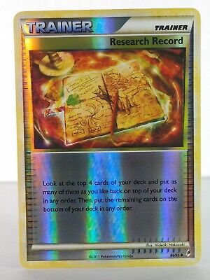 Research Record - Call of Legends 84/95 singles, reverse holo - Pokemon TCG
