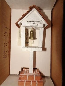 DEPT 56 MID ATLANTIC VILLAGE GATHERING 1995 Town Bell NIB - Picture 1 of 9