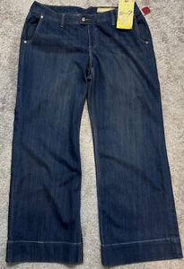 Seven7 Luxe Women's Jeans Blue Plus Size 20 Thalia Wide Leg Stretch Denim NWT - Picture 1 of 8