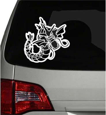 Calcomanía adhesiva de vinilo. Coche, Ventana, Pared... 130 Gyarados (6" x 6") Foto 1 de 4