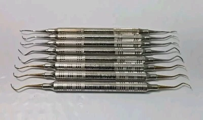 Lot of 8 - American Eagle Cruise Columbia C13/14 Double End Curette Scaler - Image 1 of 4