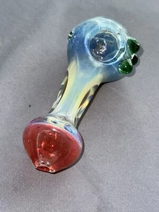 Double Borosilicate Hand Glass Pipe For Tobacco - Picture 1 of 6
