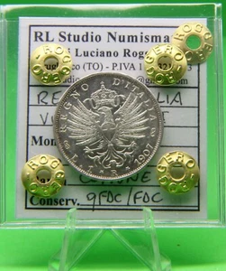 AB893-R. D'ITALIA - Vitt. Eman. III - 1 Lira 1907 - Bild 1 von 3