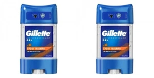 2 GILLETTE SPORT TRIUMPH 48h Protection Antiperspirant Gel Stick for Men 70ml - Picture 1 of 3