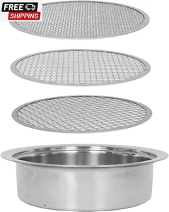 Soil Sifter for Rocks with 3 Sieve Mesh-Sifting Pan for Garden - Picture 1 of 5