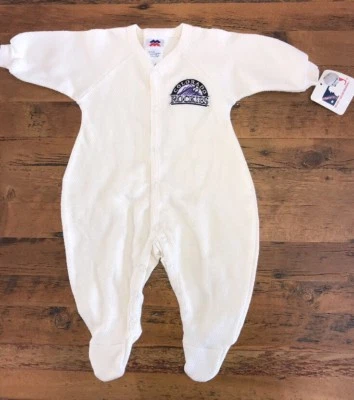 NUEVO CON ETIQUETAS Conjunto Mighty Mac de una pieza vintage de los Rockies de Colorado infantil 3/6 meses Foto 1 de 4