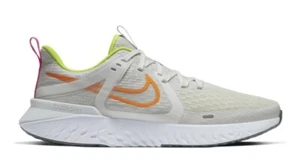 Nike Legend React 2 Neon Running Shoes Sneakers Mens 8.5 / Womens 10 AT1368-008 - Picture 1 of 13