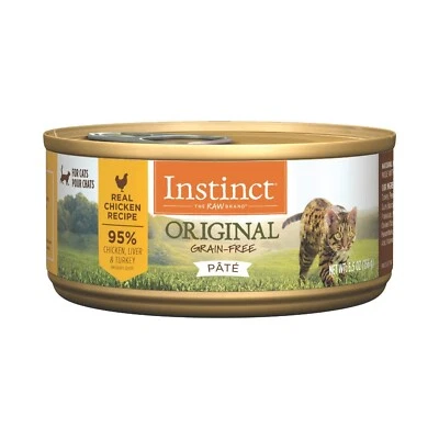 Instinct Original Grain Free Real Chicken Recipe Natural Wet Canned Cat Food,... - Image 1 of 4