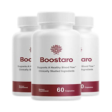 3-Pack Boostaro Capsules-Natural Formula for Advanced Health and Energy-180 Caps