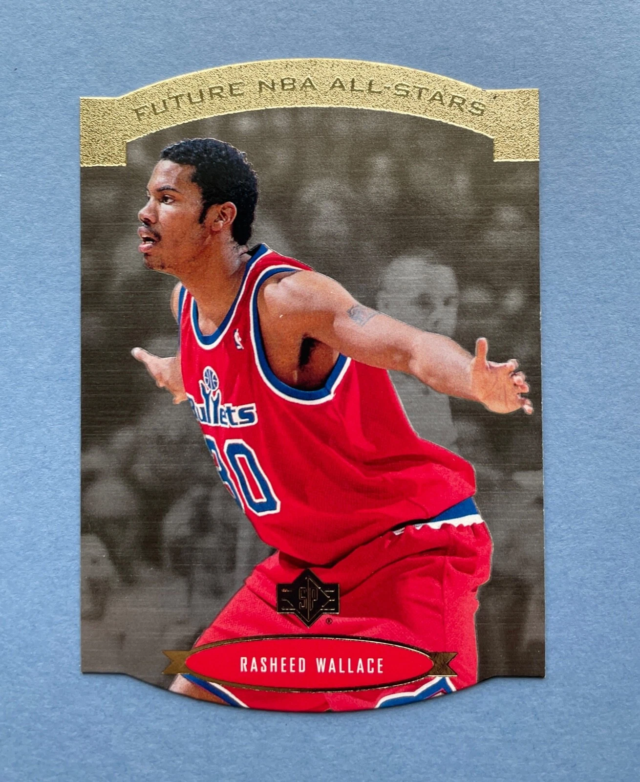 1995-96 Upper Deck SP Rasheed Wallace Future NBA All-Stars Gold #AS27 Bullets