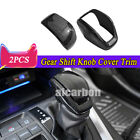 For Toyota Rav4 2019-2023 Gloss Black Titanium Style Gear Shift Knob Cover Trim