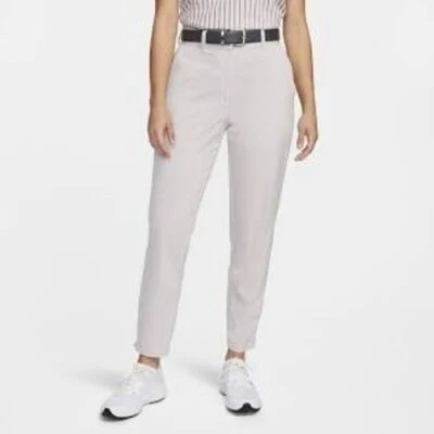 Женские брюки для гольфа Nike Dri-FIT Tour платиновые фиолетовые черные Swoosh размер большой - Изображение 1 из 4