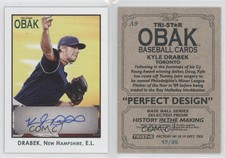 2010 TRISTAR Obak Auto Green /25 Kyle Drabek #A9 Auto