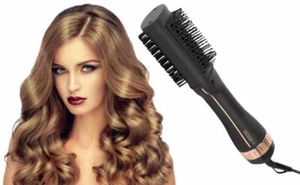 Cepillo Secador De Pelo, 2 En 1 Aire Caliente Para Cabello Alisador Y Rizador - Imagen 1 de 5