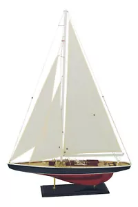Quille Maquette de Bateau Bois / Voile 60x86cm Sea4You Maritime Décoration - Photo 1/1