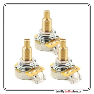 CTS 500K 450G Serie - Langschaft Linear Taper - Gitarre & Bass Pro Potis (3 Stück) - Bild 1 von 1