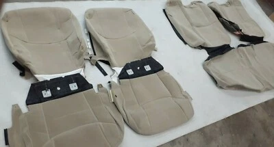 2005-2009 Toyota Avalon XL OEM Factory Cloth Seat Cover Set Tan - Image 1 of 4