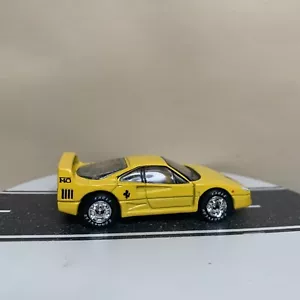 Matchbox Premiere Exotics Collection Ferrari F40 Yellow w/Logo 1:59 Scale NM - Picture 1 of 13