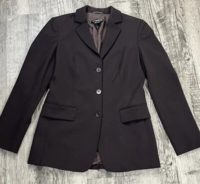 Adrienne Vittadini Blazer Jacket Women’s Size 4 Brown Lined Made In Italy - Image 1 of 4