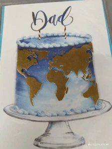 PAPYRUS  Birthday Card Sealed Unopened Dad 7 x 5  - Picture 1 of 3