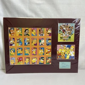 The Simpsons TV Guide Framed With Marcia Wallace (Edna Krabappel) Autograph - Picture 1 of 9