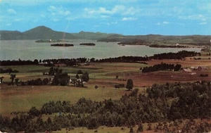 LAKE MEMPHREMAGOG, NORTHERN VERMONT Vintage PC POSTMARKED 1960 - Picture 1 of 2