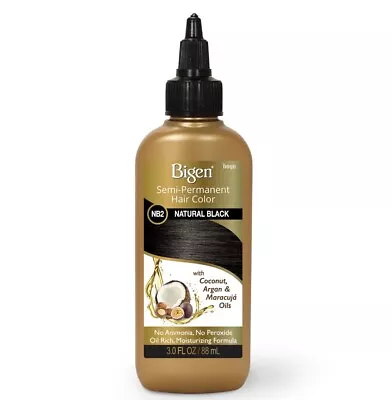 Bigen NB2 Semi-Permanent Hair Color Natural Black Excellent Gray Coverage - Image 1 of 2