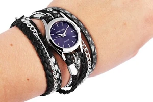 Excellanc Reloj Pulsera Mujer Aspecto Enrollado Niñas Análogo Reloj Regalo - Imagen 1 de 3