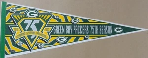 Green Bay Packers 75th Season 1913-1993 Pennant - Picture 1 of 1