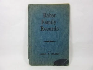 Vintage Raber Familienakten Jacob aus Deutschland lineare Nachkommen Budgetverlag - Bild 1 von 8