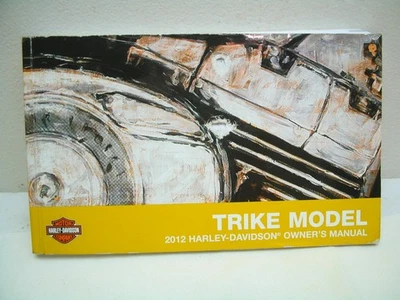Harley-Davidson 2012 manual del propietario - modelos de triciclo - 83390-12 Foto 1 de 4