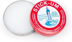 Stick-Um Candle Adhesive, 0.5oz.-Fox Run brand - Picture 1 of 6