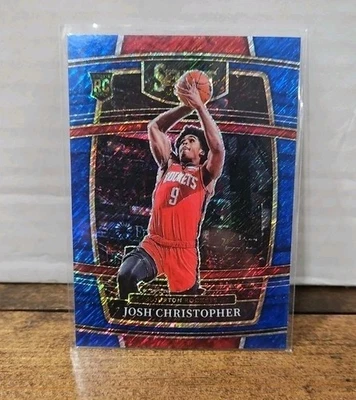 2021-22 Panini Select - Concourse Josh Christopher #48 Blue Shimmer Prizm (RC) - Image 1 of 2