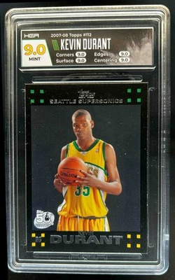 2007-08 Topps Kevin Durant Rookie RC #112 SuperSonics HGA 9 - image 1 of 2