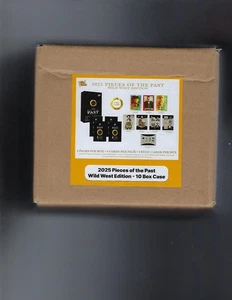 2025 SUPER BREAK PIECES OF THE PAST WILD WEST EDITION HOBBY 10-BOX CASE - Picture 1 of 1