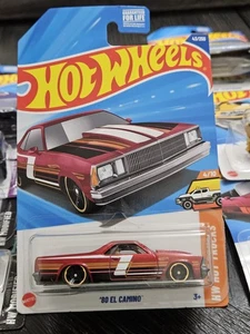Hot Wheels '80 El Camino 43/250 HW HOT TRUCKS 4/10 Red - Picture 1 of 2