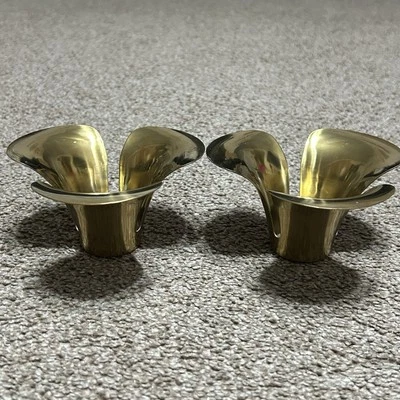 Par de soportes votivos apilables de latón diseño IKEA Tealight Foto 1 de 4