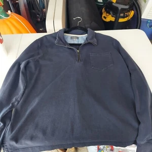 L.L. Bean Signature Slim Fit Large Blau Langarm Pullover - Bild 1 von 4