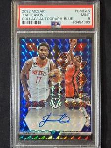 2022 Panini Mosaic Collage Auto Tari Eason #CM-EAS RC Blue SSP /49 PSA 9 MINT - Picture 1 of 2