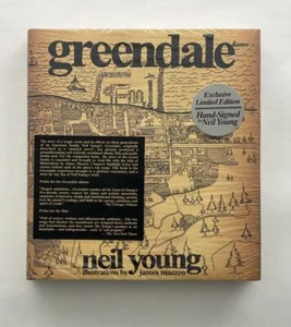 NEIL YOUNG SIGNED AUTOGRAPH SEALED LIMITED EDITION "GREENDALE" BOOK - HARVEST - Picture 1 of 2