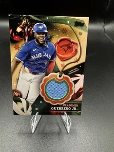 2024 Topps Holiday - PLAYER WORN Relic #RC-VG Vladimir Guerrero Jr. - Bild 1 von 2