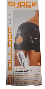 Shock Doctor Shoulder Brace Level 3 Support With Stability Control L/XL Black - Picture 1 of 5