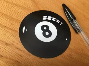 8 Ball Sticker - UK SELLER - Picture 1 of 1