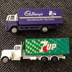 Corgi Ford Cargo Truck Cadbury’s 4” & Corgi Kenworth Truck 7UP 5” Unboxed