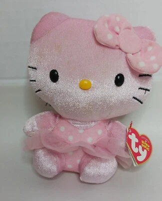 Hello Kitty Plush TY/Sanrio Pink Ballerina With Tags 2014 - Image 1 of 4