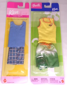 Lote Conjunto Muñeca Ken Moda NUEVO Sellado C3311 68315 2003 Mattel Pantalones Cortos Top - Imagen 1 de 5